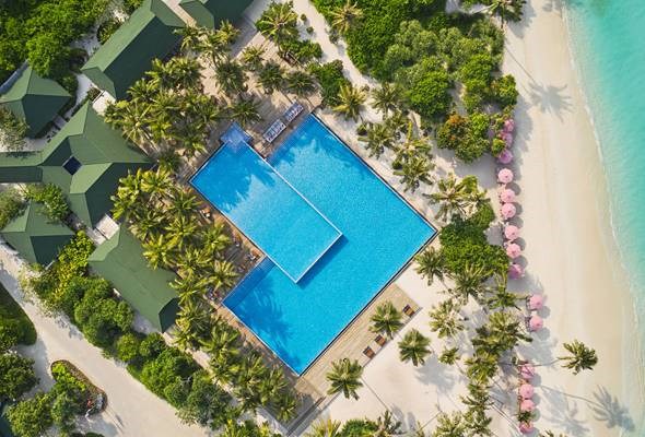 SIYAM WORLD MALDIVES  5* 5 gece  Havuz ve kaydıraklı su üstü villa her şey dahil Konaklama THY